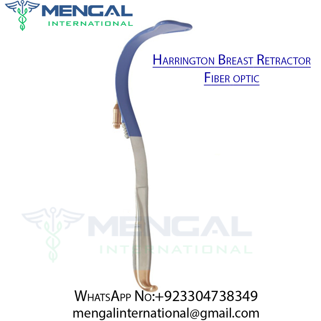 HARRINGTON Breast Retractors  With Fiber Optic