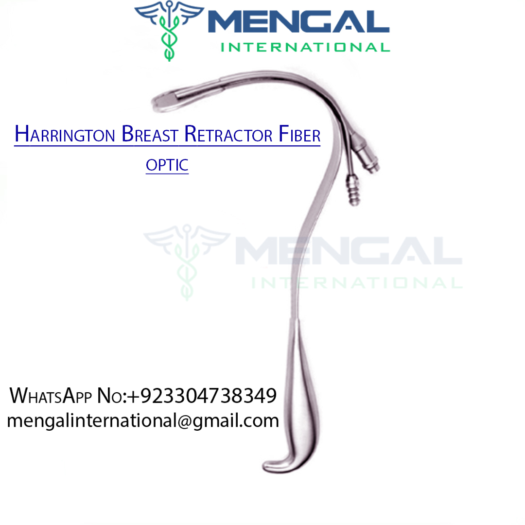 HARRINGTON Breast Retractors  With Fiber Optic