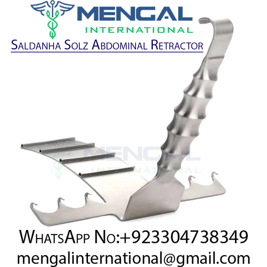 Saldanha Solz Abdominal Retractor with fiber optic