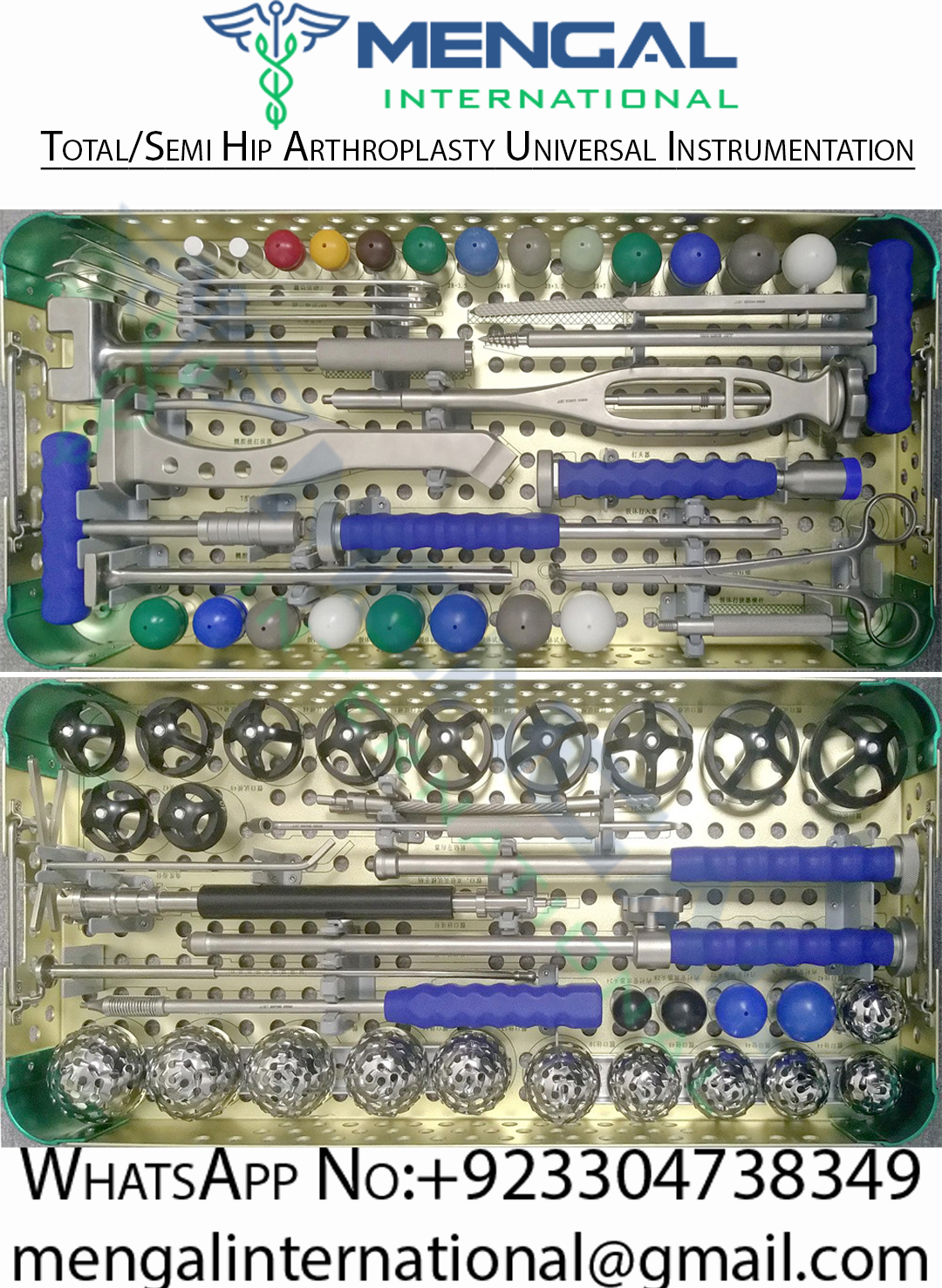 Total/Semi Hip Arthroplasty Universal Instrumentation