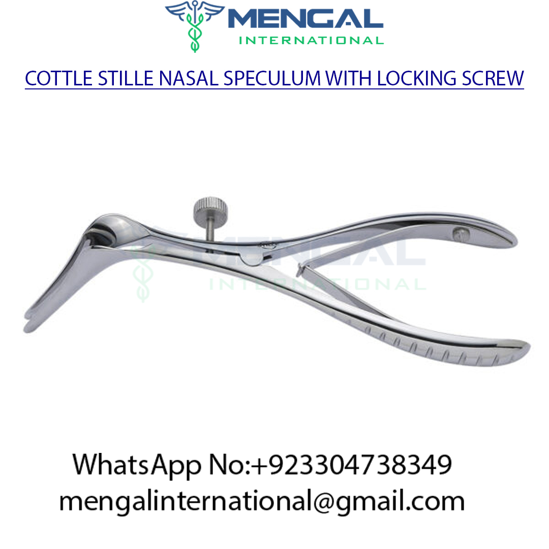 COTTLE STILLE NASAL SPECULUM WITH LOCKING SCREW