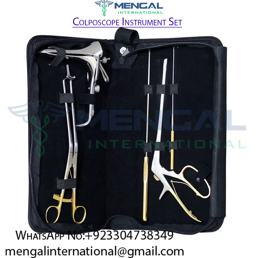 Colposcope Instrument Set/ Colposcopy Gynecology kit with Zipper bag
