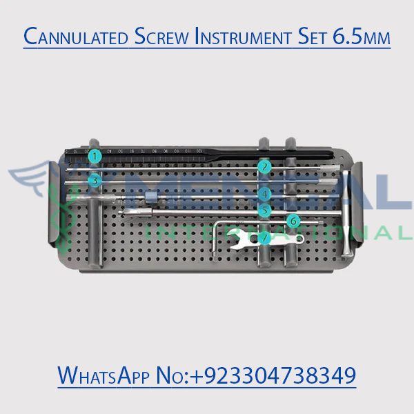 6.5mm Cannulated Screw Instrument Set Surgical Medical Device