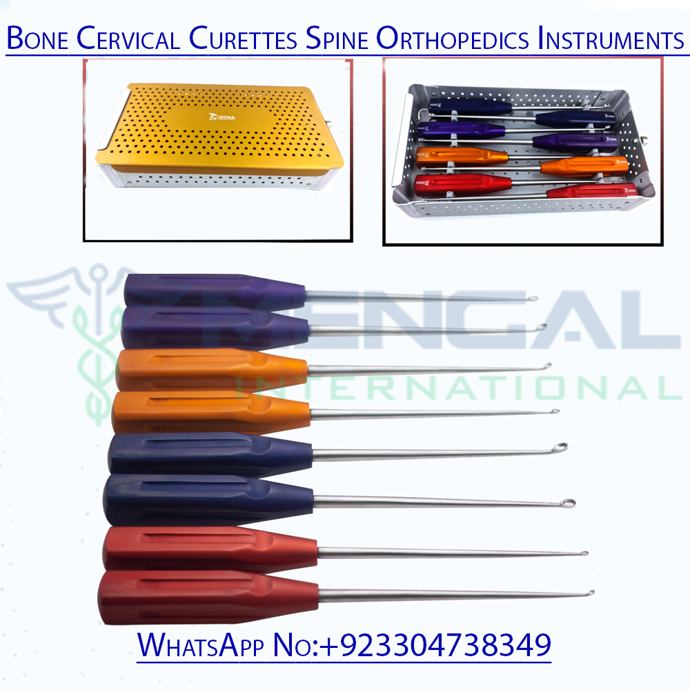 Bone Cervical Curettes Spine Orthopedics Instruments