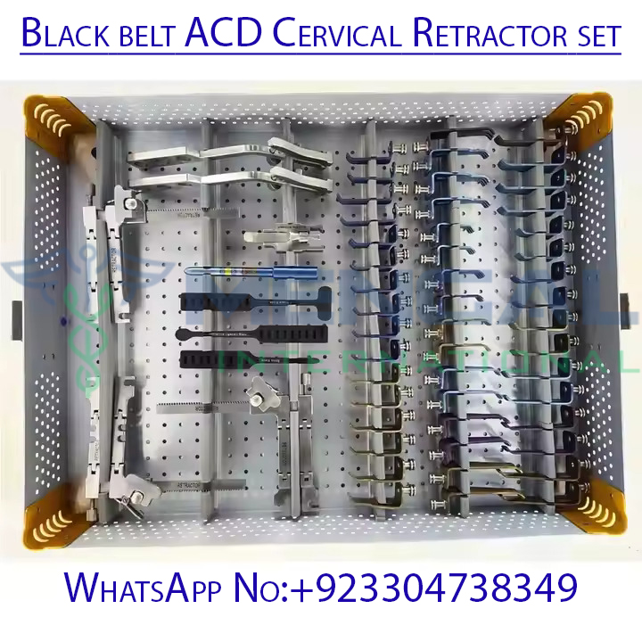 Advanced Black Belt ACD Cervical Retractor set
