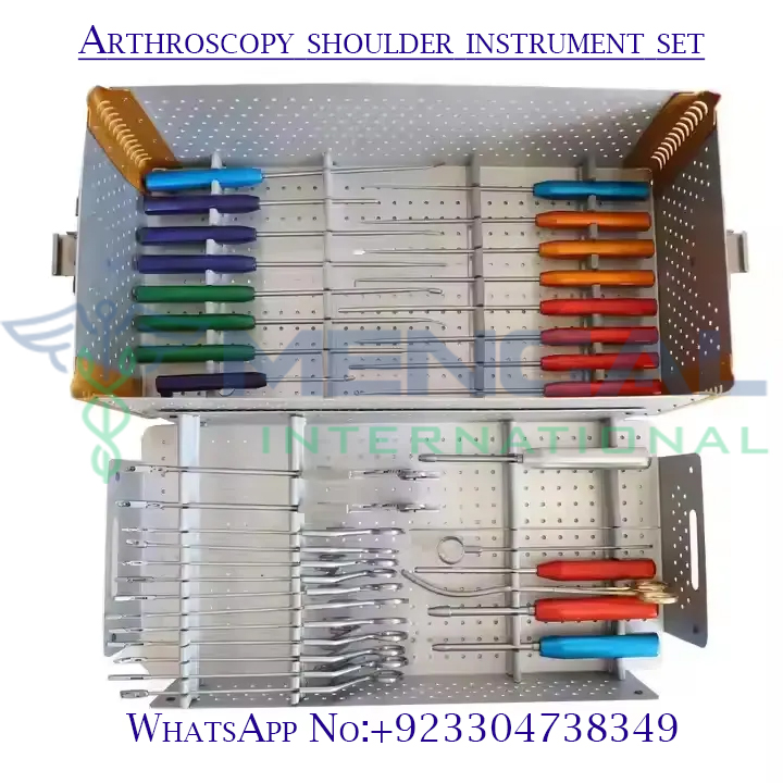  Shoulder Arthroscopy Surgery Complete Instruments Set