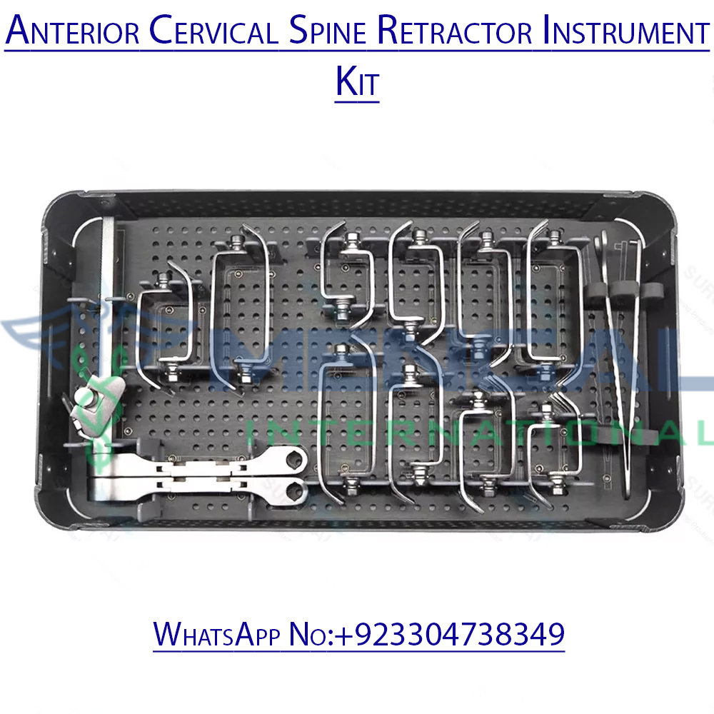 Anterior Cervical Spine Retractor Instrument Kit Orthopedic Surgical Instrument