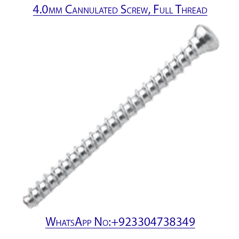 4.0mm Cannulated Screw, Full Thread