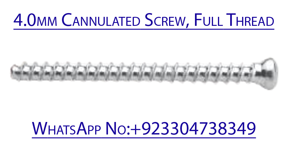 4.0mm Cannulated Screw, Full Thread