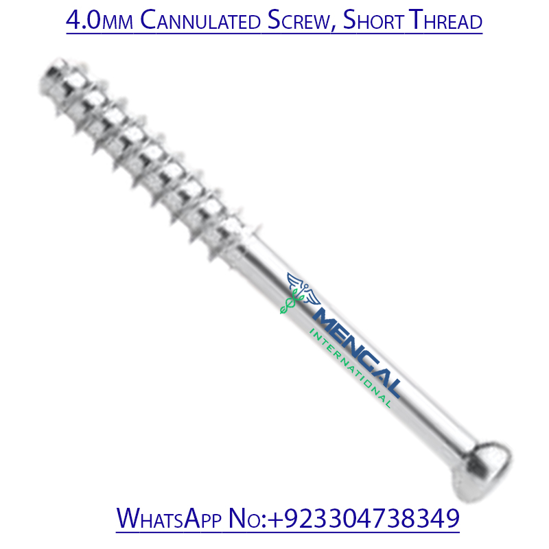 4.0mm Cannulated Screw, Short Thread
