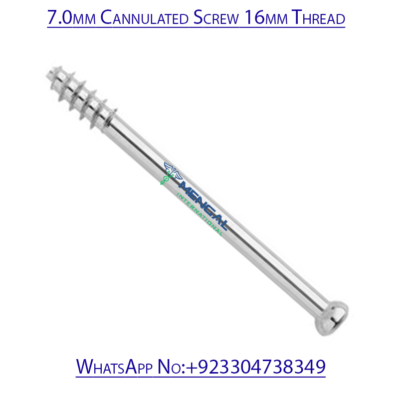 7.0mm Cannulated Screw 16mm Thread