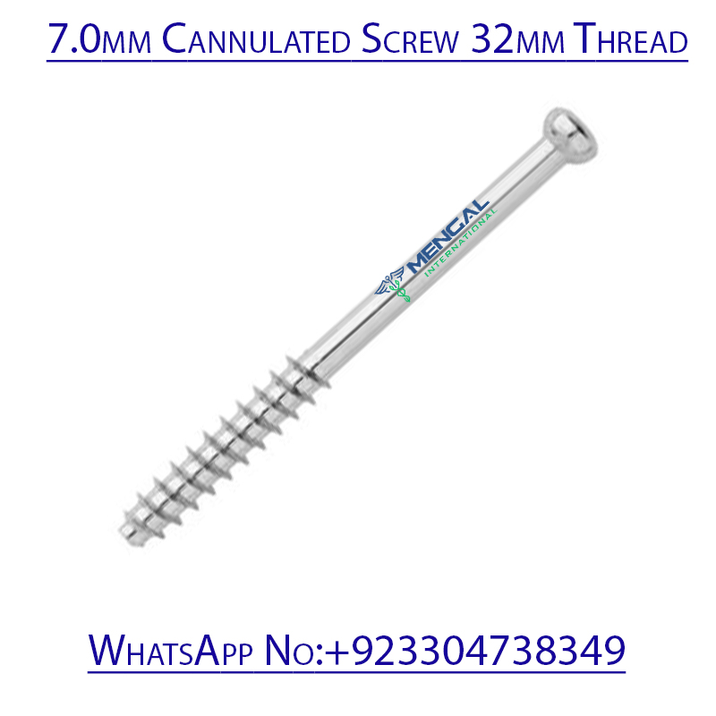 7.0mm Cannulated Screw 32mm Thread