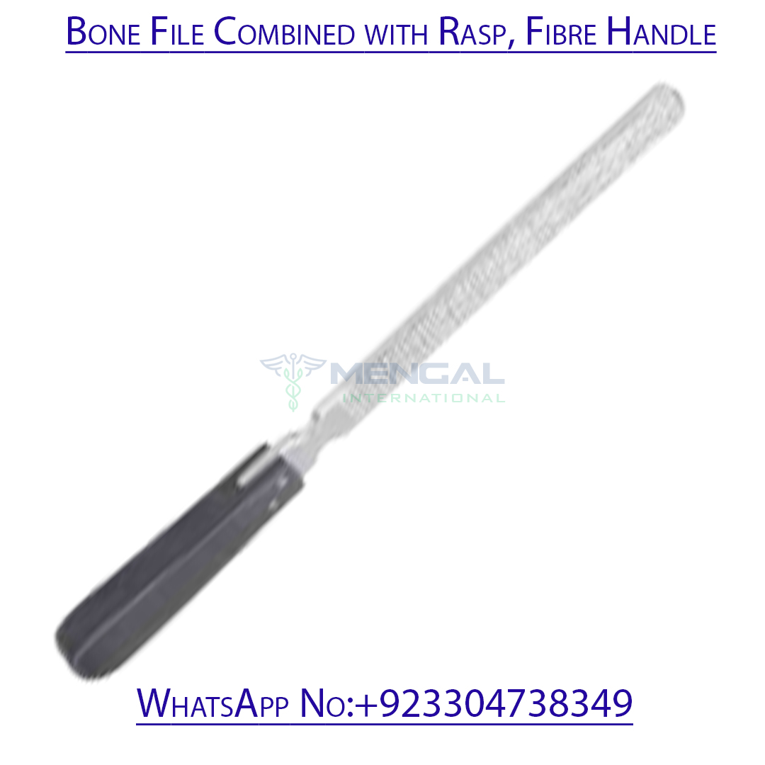 Bone File Combined with Rasp, Fibre Handle