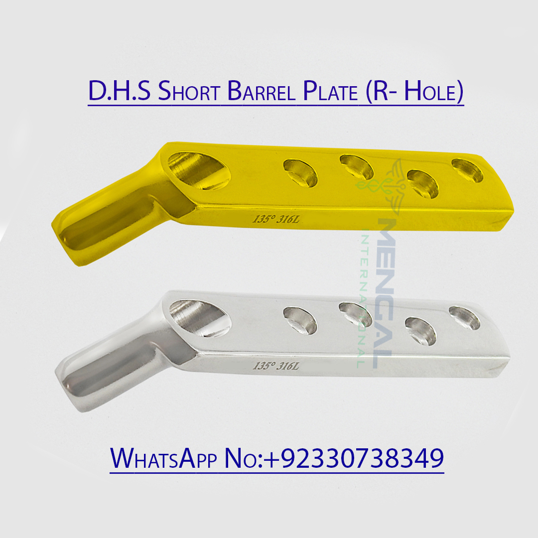 D.H.S Short Barrel Plate (R- Hole)