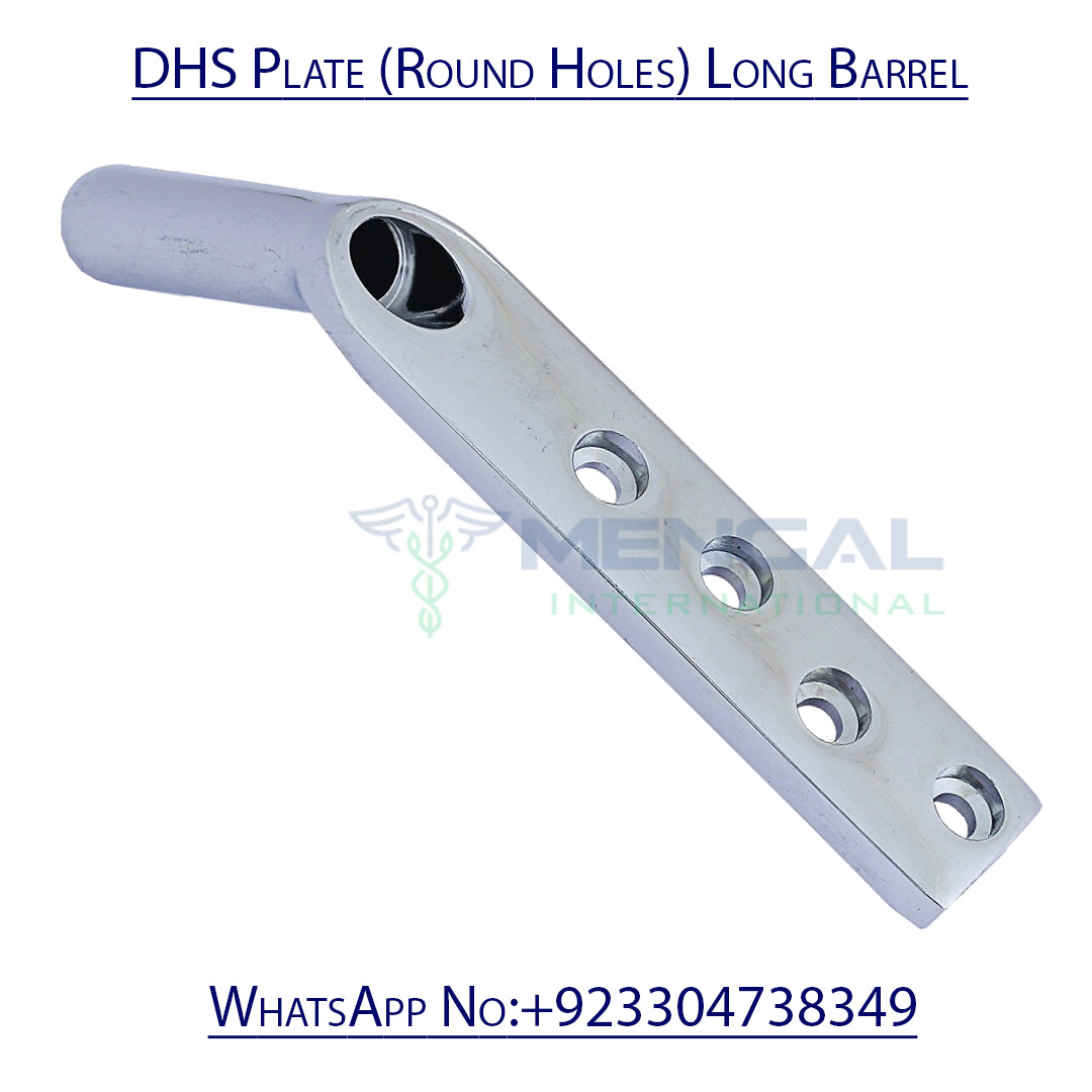 DHS Plate (Round Holes) Long Barrel