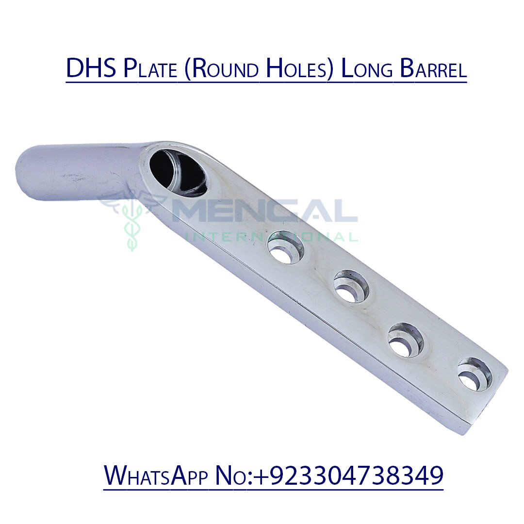 DHS Plate (Round Holes) Long Barrel