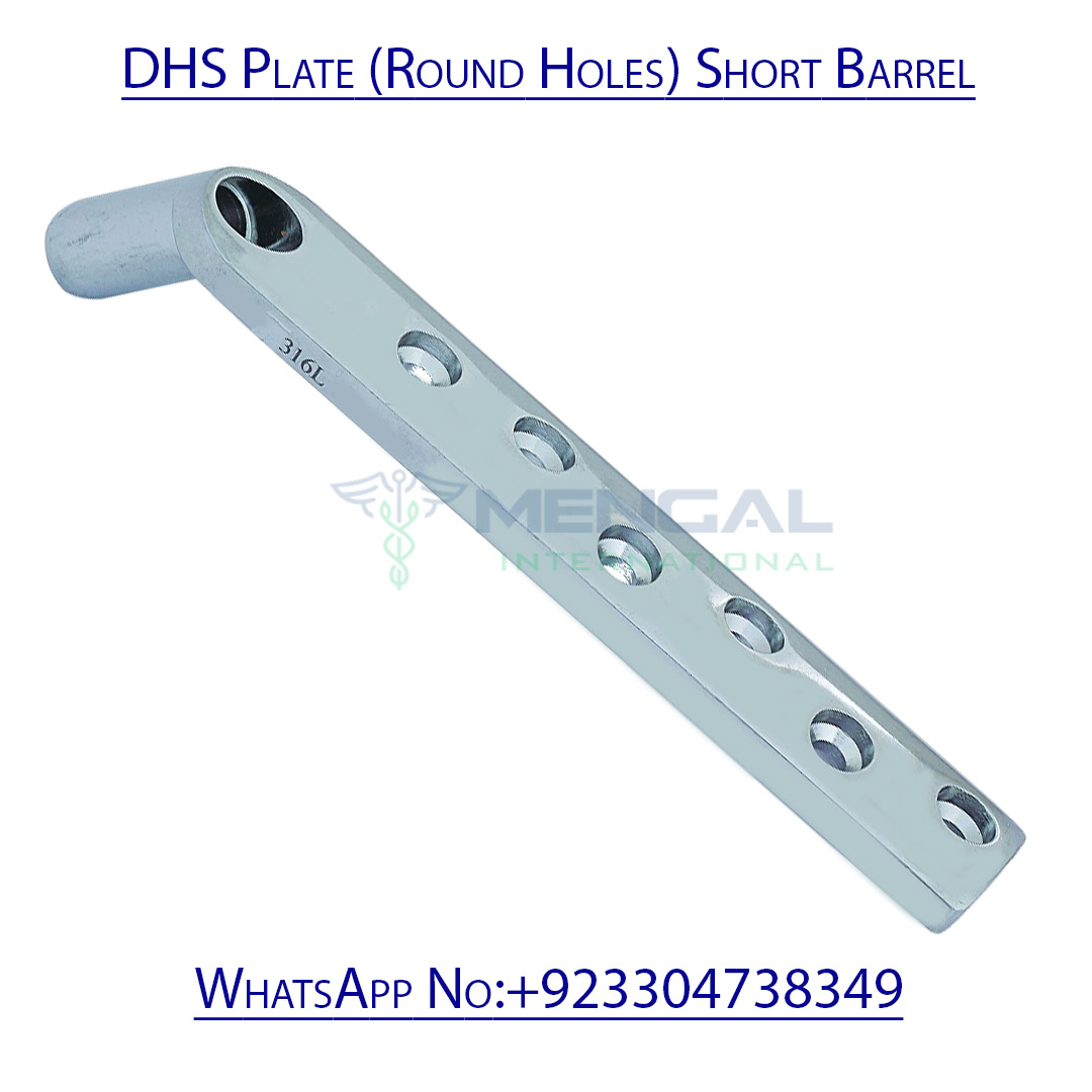 DHS Plate (Round Holes) Short Barrel