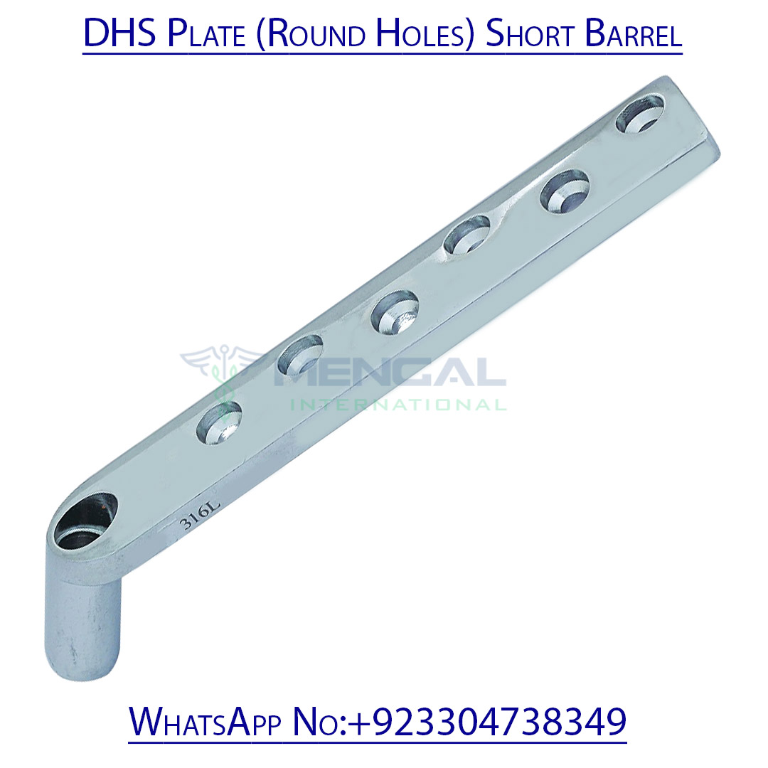 DHS Plate (Round Holes) Short Barrel