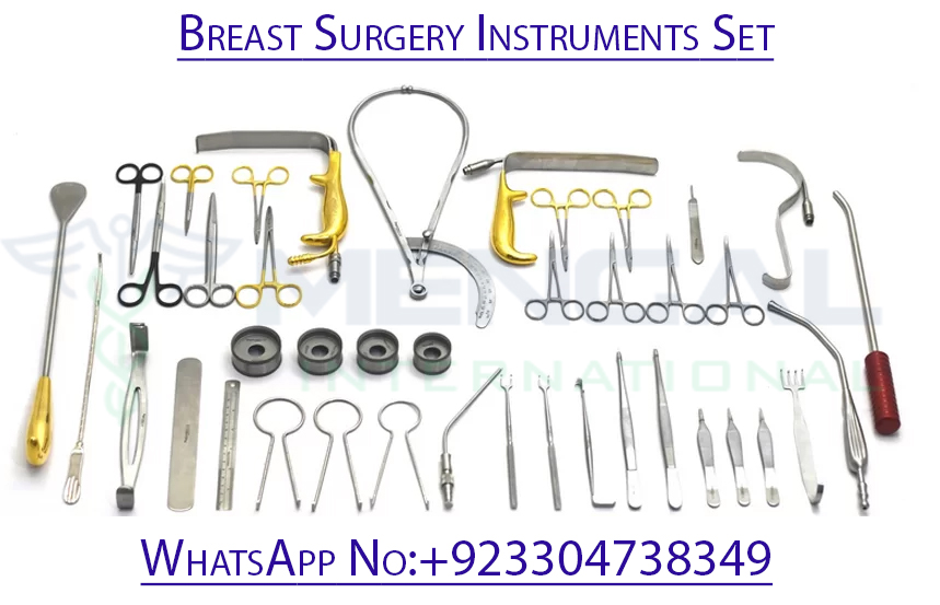 Breast Surgery Instruments Set/ Breast Augmentation Instrument Set/ Tebbetts Breast Set