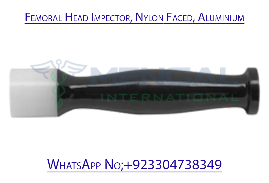 Femoral Head Impector, Nylon Faced, Aluminium