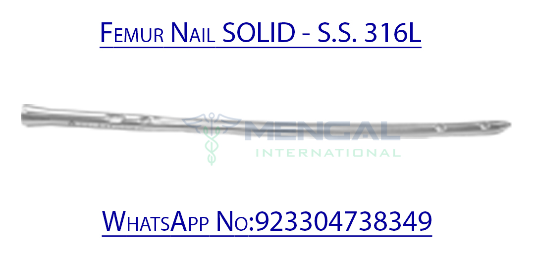 Femur Nail SOLID – S.S. 316L