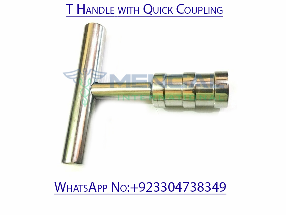 Orthopedic T-Handle With Quick Coupling Surgical Dhs Instrument