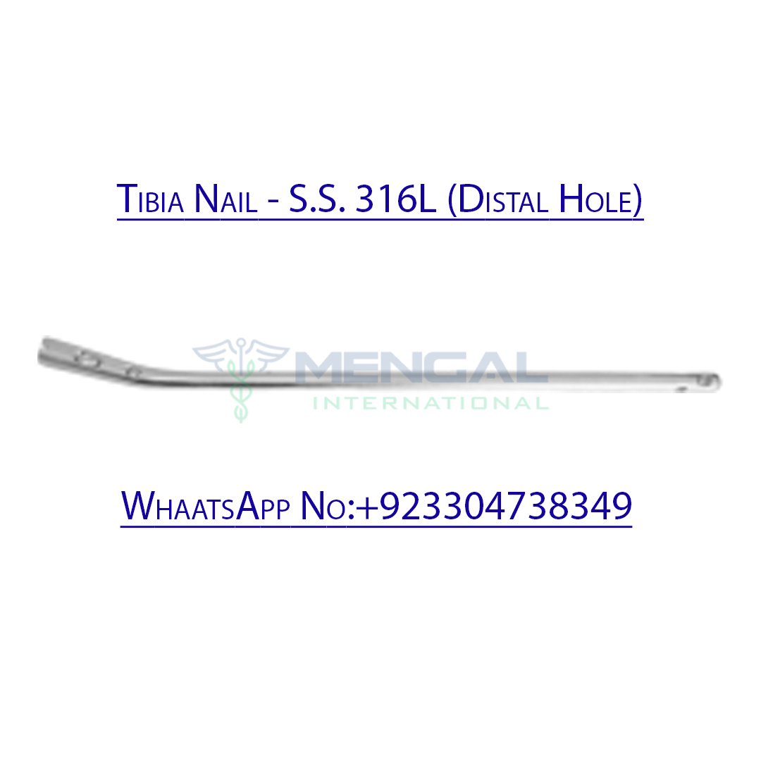 Tibia Nail – S.S. 316L (Distal Hole)