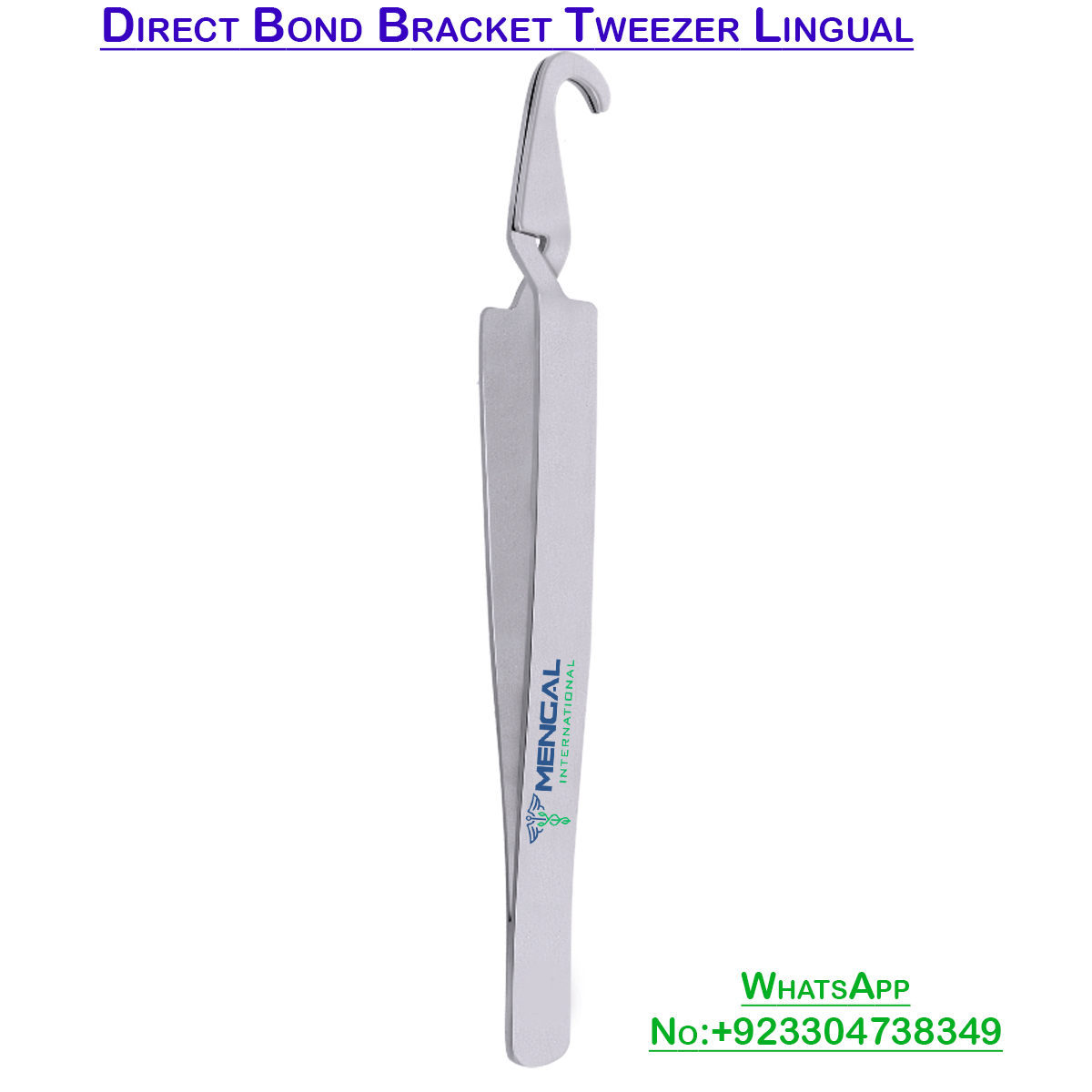 Direct Bond Bracket Tweezer Lingual