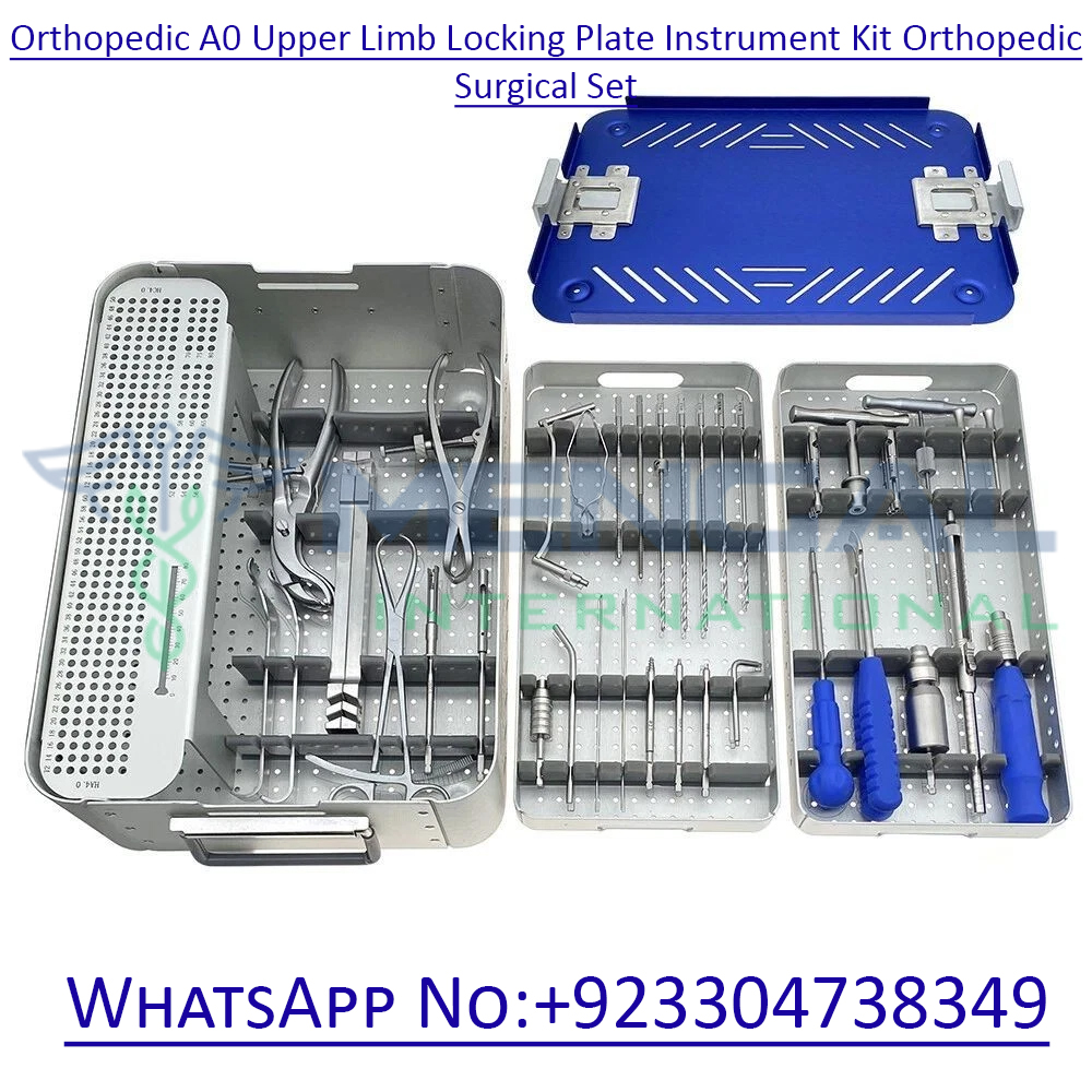Orthopedic A0 Upper Limb Locking Plate Instrument Kit Orthopedic Surgical Set