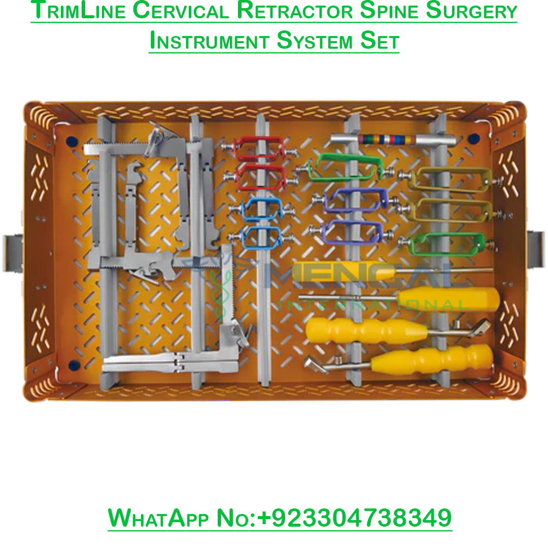 Trim Line Cervical Retractor Spine System New Set German Quality