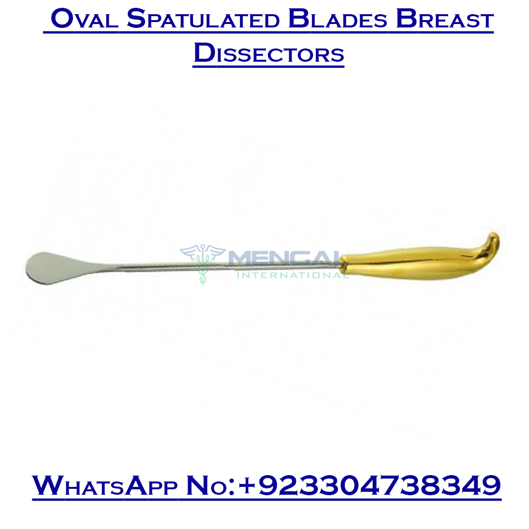 Breast Dissectors – Oval Spatulated Blades plastic surgery instruments