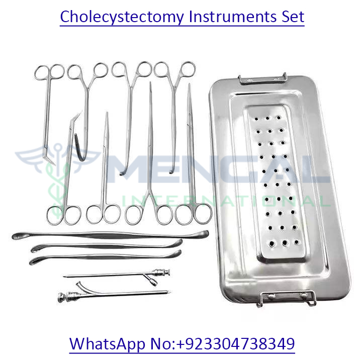 General Surgery Cholecystectomy Surgical Instruments Set | Laparoscopic Cholecystectomy Set