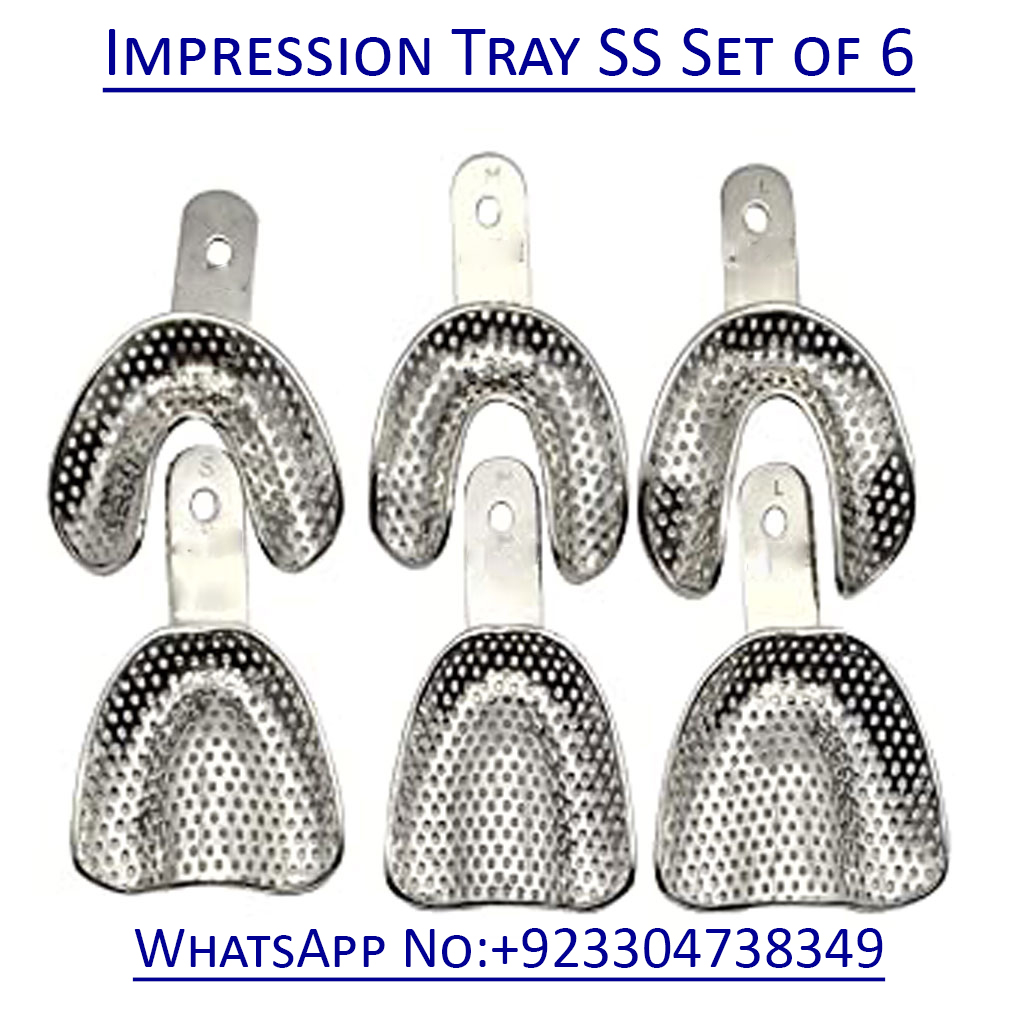 Impression Tray SS Set of 6