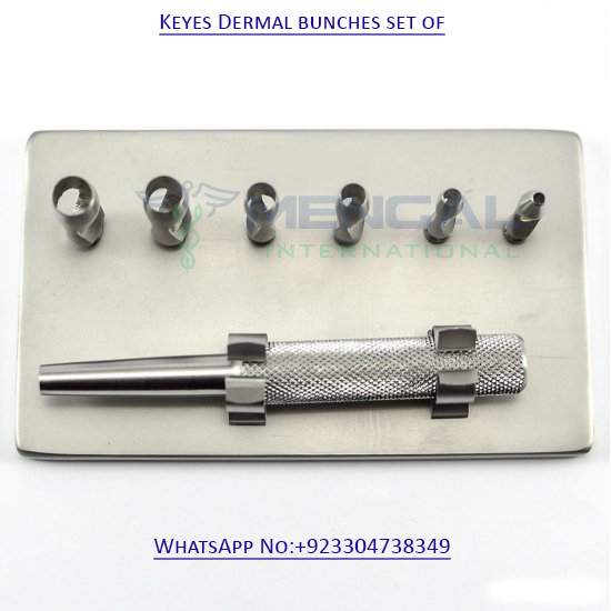 Keyes Dermal bunches set of 6 pcs. Dental Implantology surgical Dermatology 4