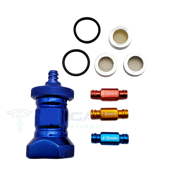 Nano Fat Kit for Fat Grafting with 3 Transfer Adapters, Filters, and Seals Plastic surgery Instruments