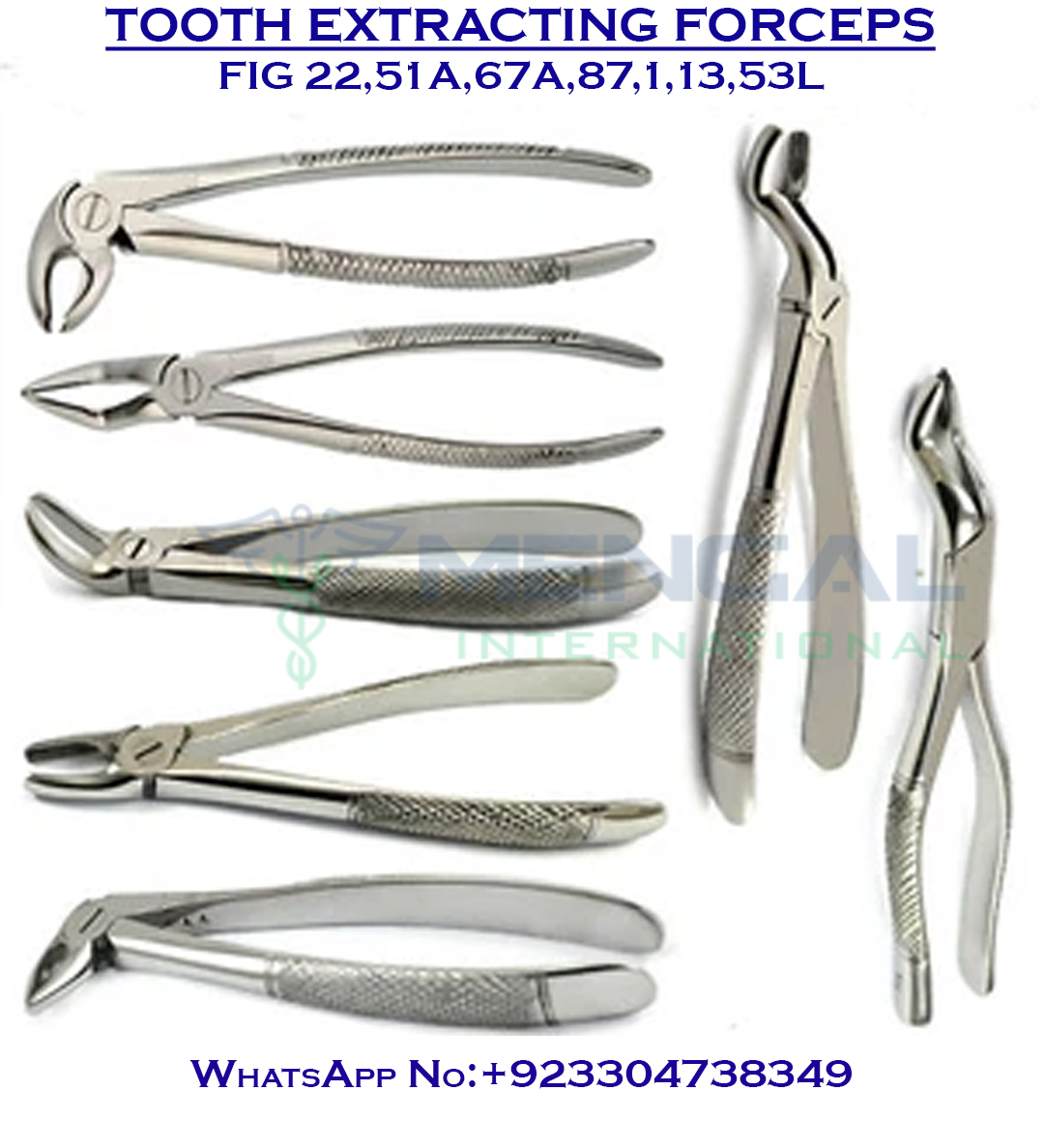 Oral Surgery Tooth Extraction Forceps Surgical Dental Teeth Extracting Forceps
