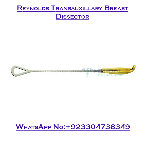 Reynolds Transauxillary Breast Dissector plastic surgery instruments