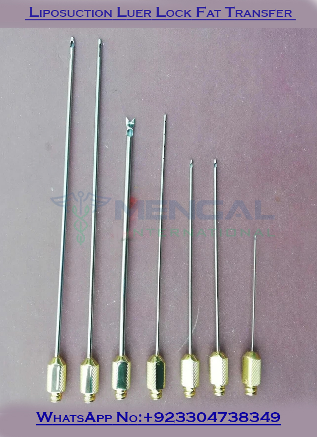 Set of 17 PCs Liposuction Luer Lock Fat Transfer Cosmetic Plastic Surgery