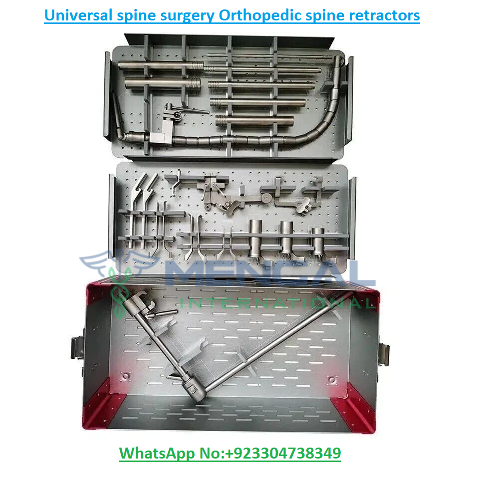 Universal spine surgery Orthopedic spine retractors, instrument orthopedic set