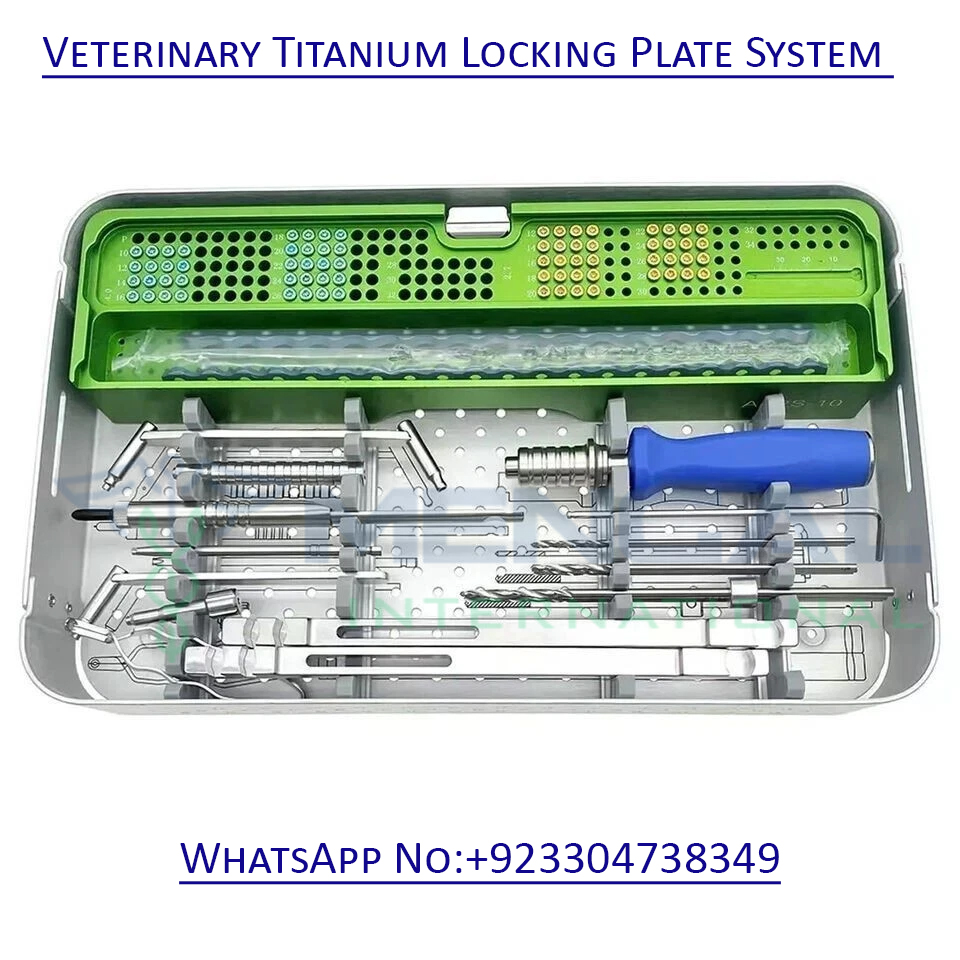 Veterinary Titanium Locking Plate System – Pet Orthopedic Surgery Tools