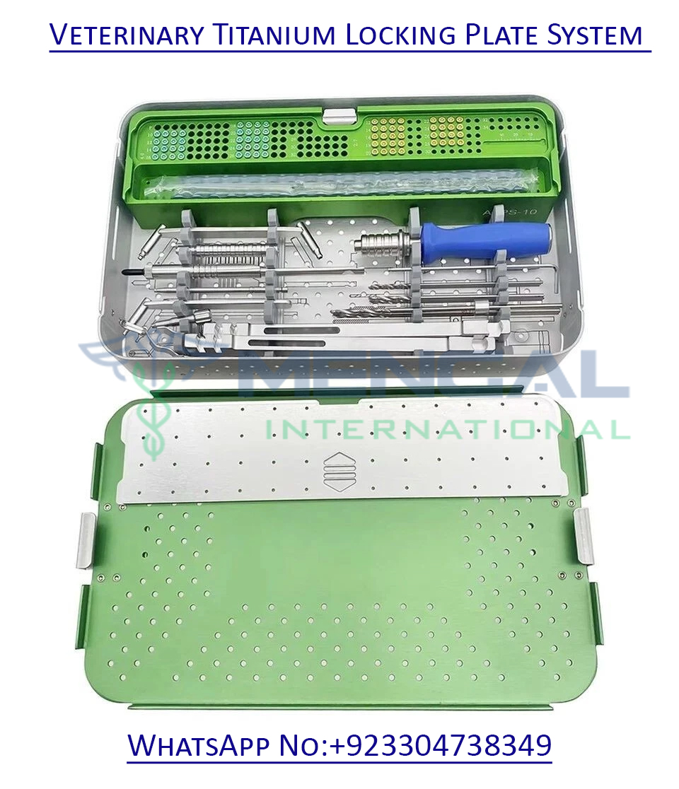 Veterinary Titanium Locking Plate System – Pet Orthopedic Surgery Tools