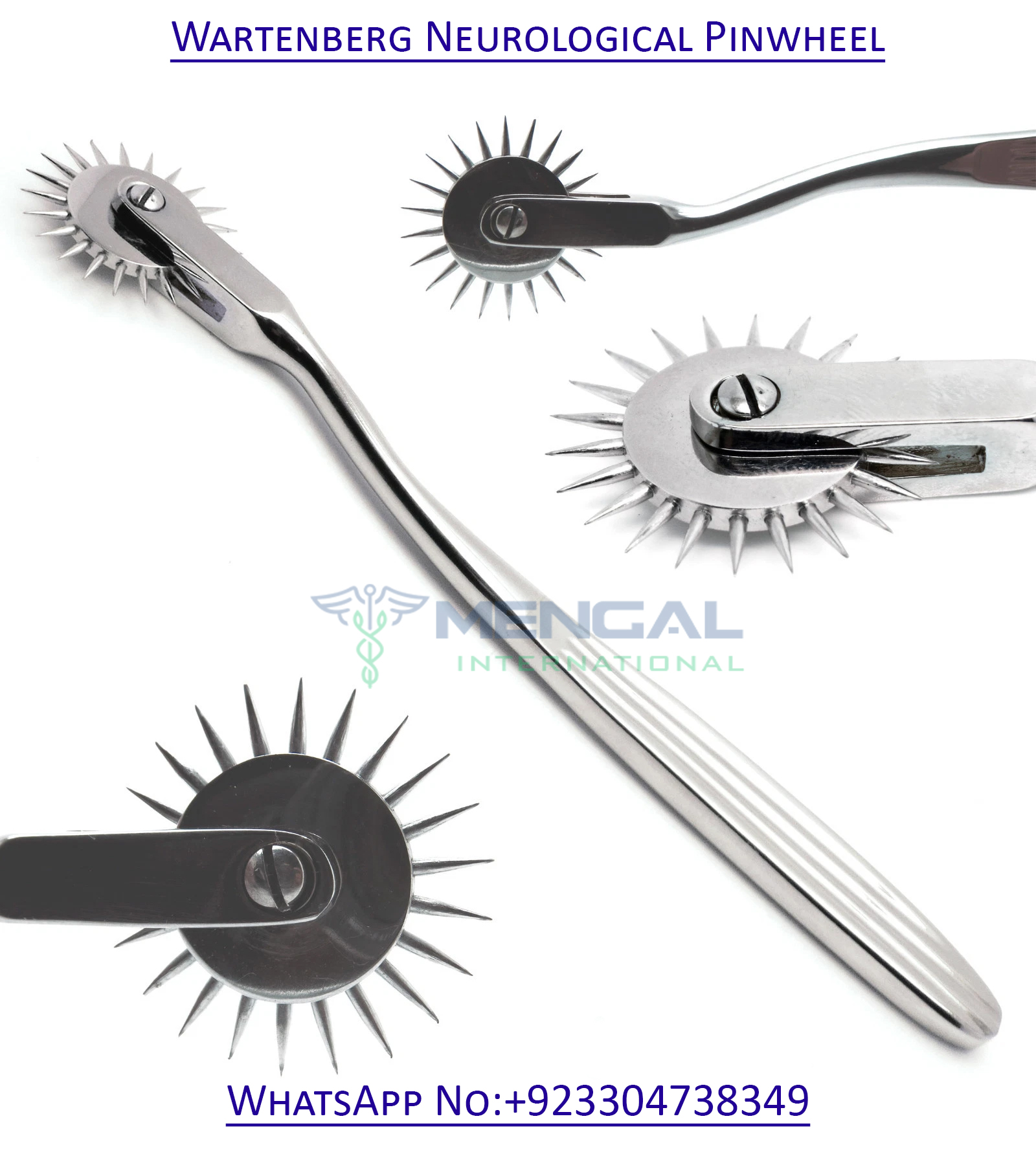 Wartenberg Pinwheel 1 Head Diagnostic Neurological Surgical Steel Instruments