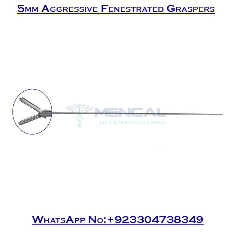 5mm Aggressive Fenestrated Graspers Deluxe Modular Instruments
