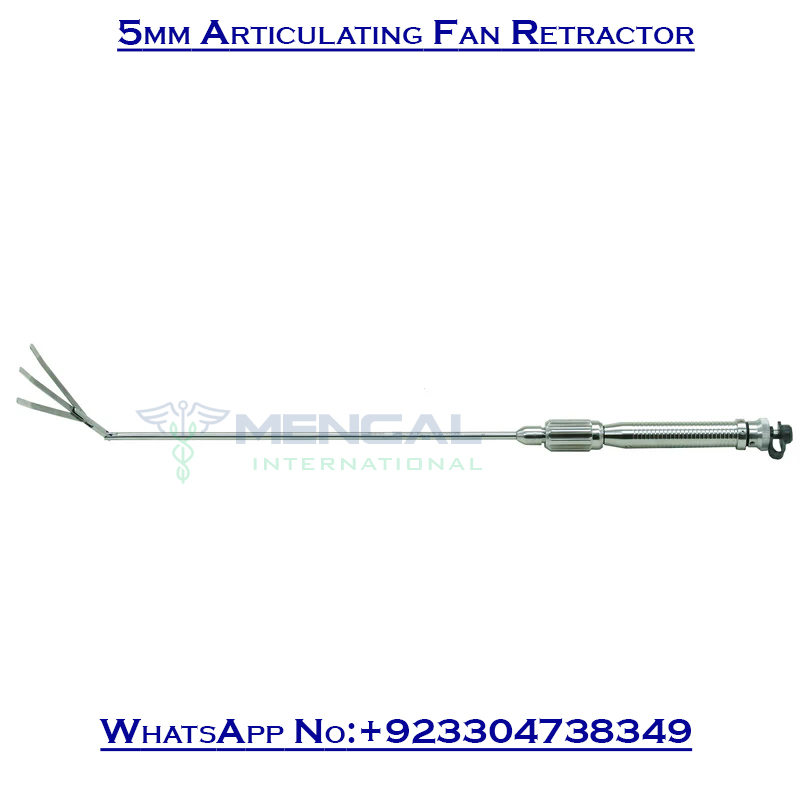 5mm Articulating Fan Retractor Laparoscopic Retraction Instruments