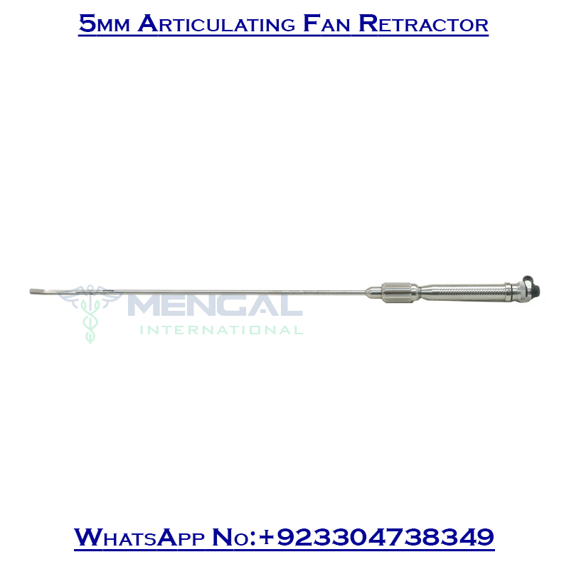 5mm Articulating Fan Retractor Laparoscopic Retraction Instruments