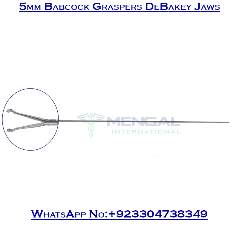 5mm Babcock Graspers DeBakey Jaws Deluxe Modular Instruments