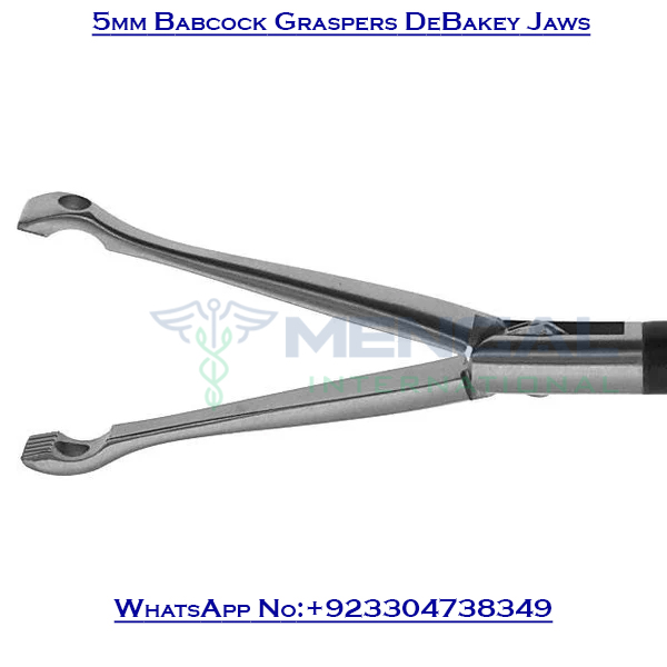 5mm Babcock Graspers DeBakey Jaws Deluxe Modular Instruments