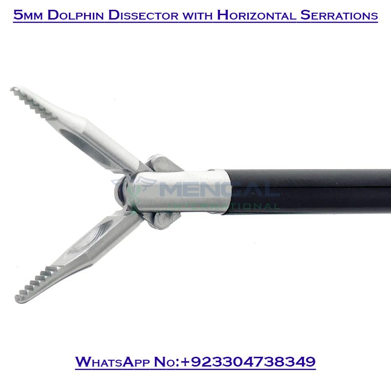 5mm Dolphin Dissector with Horizontal Serrations Deluxe Modular Instruments
