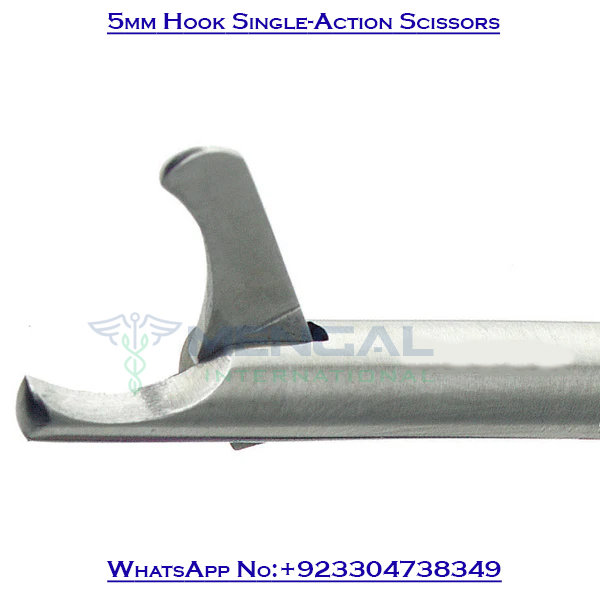 5mm Hook Single-Action Scissors Deluxe Modular Instruments
