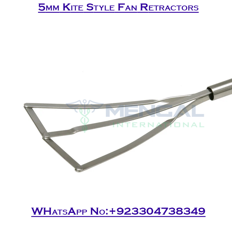 5mm Kite Style Fan Retractors Laparoscopic Retraction Instruments